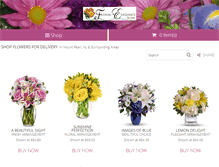 Tablet Screenshot of mountpearlflowers.com